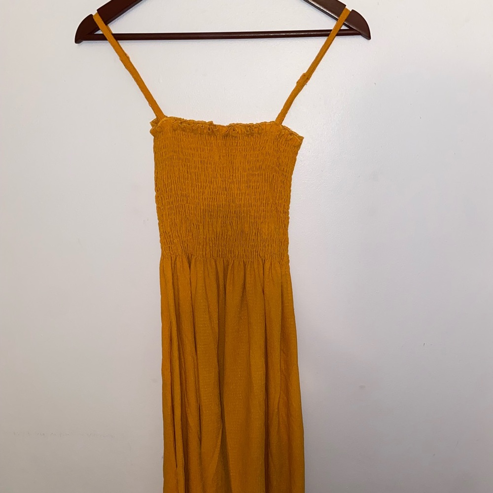 H&M Orange Midi Dress